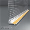 LIKOV LS-VH 06 lišta okenní začišťovací 6 mm se sklovláknitou tkaninou 100mm délka 2,4m